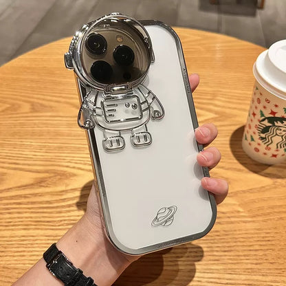 Glitter Astronaut Iphone Case
